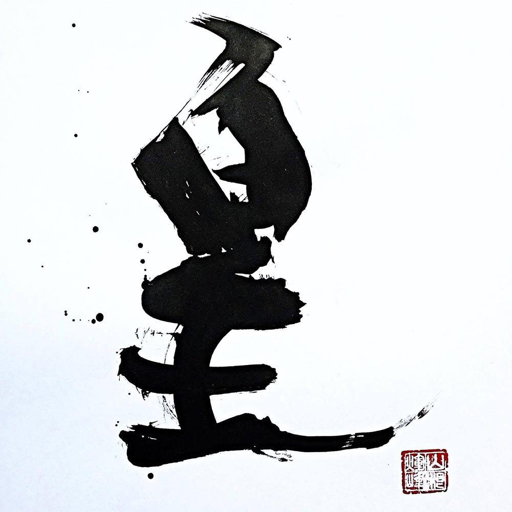 皇 king